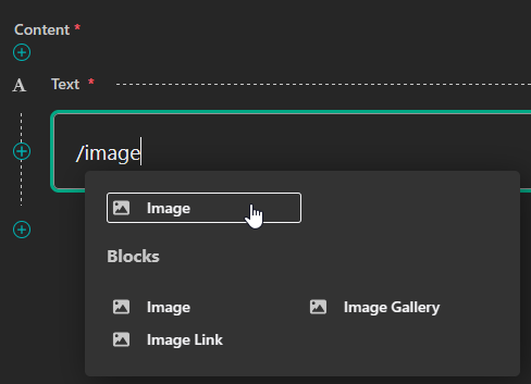 Ways to add an image in CjkCMS